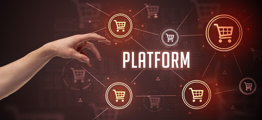 Close-Up of cropped hand pointing