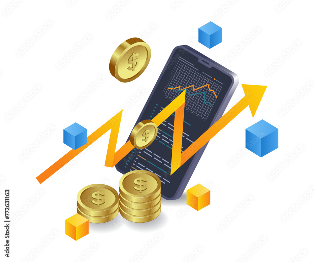 Poster technology smartphone blockchain business analysis