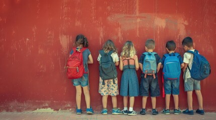 Obraz premium Behind the facade, an intimate portrayal of bullying. shedding light on the complexities and impacts of this pervasive issue in society