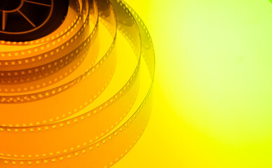 film for background. color background with film