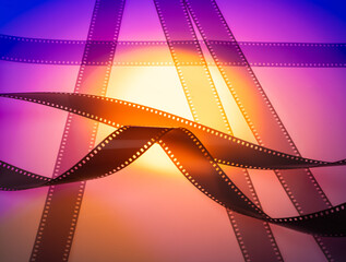 film for background. color background with film - 772635791