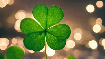 St Patrick plant background