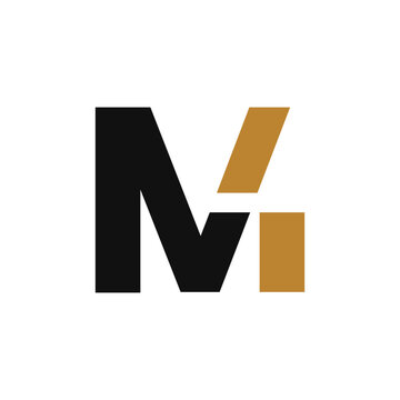Creative Initial Letter M Logo. Alphabet M Logo Design Template