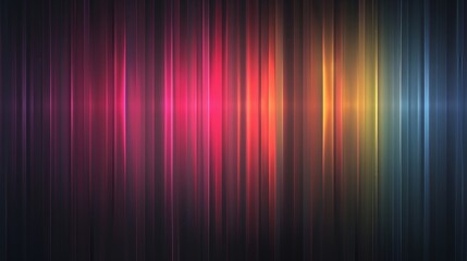 The background is a vertical rainbow graphic pattern, bright and simple, making the overall look even more beautiful, filling every space with delicate charm.