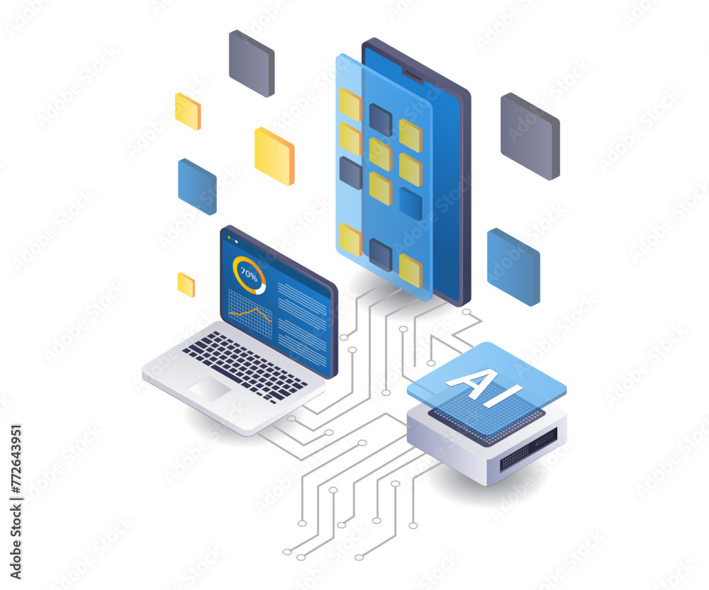 Poster Analysis of smartphone application developers with artificial intelligence