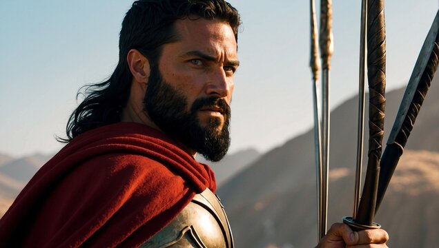 Leonidas, the king of spartans.