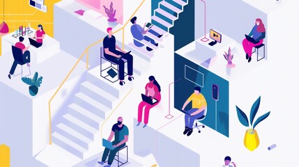 Accessibility Compliance Strategies, accessibility compliance strategies in web governance with an image showing designers and developers incorporating inclusive design principles, AI.  - - obrazy, fototapety, plakaty