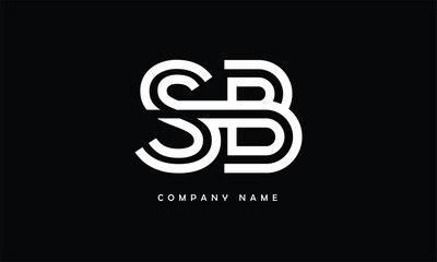 SB, BS, S, B Abstract Letters Logo Monogram