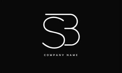 SB, BS, S, B Abstract Letters Logo Monogram