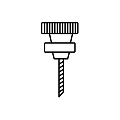 Drilling icon. vector flat trendy style illustration on white background..eps