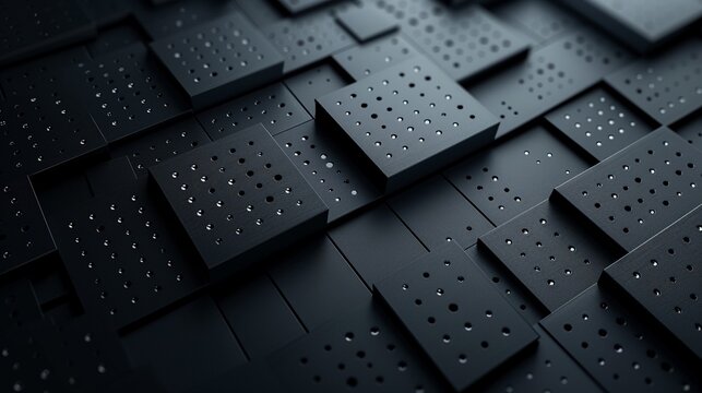 Minimalist and sleek background design focusing on technology, with subtle geometric patterns and a sophisticated color palette, high-resolution