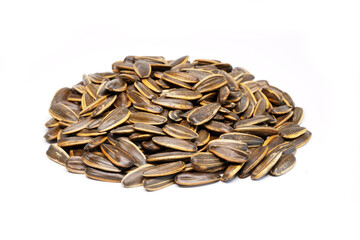 Sunflower seed isolated on white background