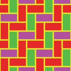 Seamless pattern geometry shape simple minimalist colorful vibrant element outline bright pop geometric