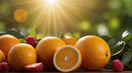 "Orange : Natural Vitamin C "
