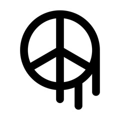 Green peace icon