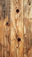Rustic Charm of Kiln-Dried Pine Wood Panel - A Display of Natural Texture and Warm Honey Hue