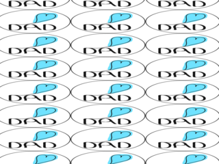 Ilustración  de un patrón  del día del padre en estilo minimalista en un fondo blanco