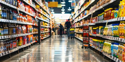 Fototapeta premium This keyword highlights the challenges and opportunities associated with multi-channel fulfillment in retail warehouses, including inventory visibility, order routing, and delivery coordination