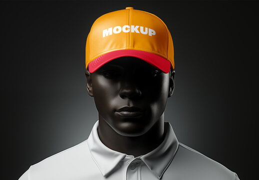Snapback Hat Cap Mockup Generated with AI