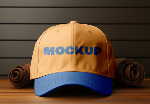 Snapback Hat Cap Mockup Generated with AI