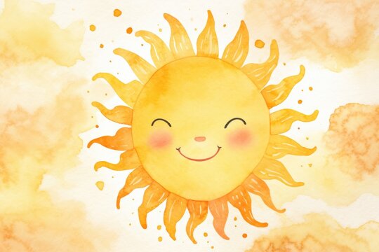 Drawing of a smiling the Sun, The Sun smiley