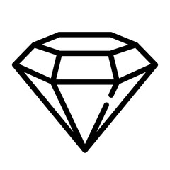 diamond outline icon