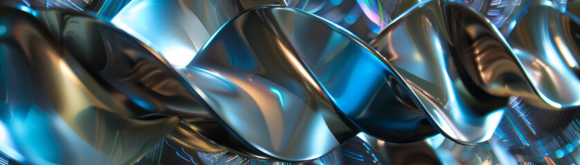 Shimmering, metallic accents adding dimension to the artwork ,abstract, background