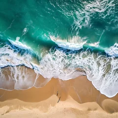 Foto op Plexiglas waves on the beach © Жанна Яценко