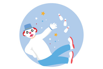 April Fools Flat Design Illustration