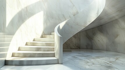 Elegance Ascending, The Infinite Dance of Light in Architectural Spirals