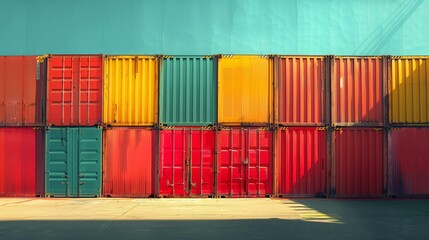 The ballet of delivery precision-stacked containers in t