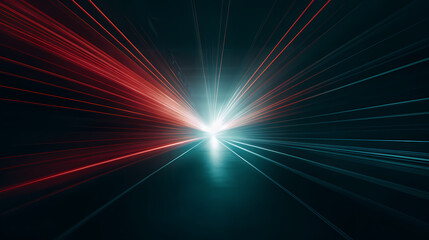 Tunnel velocity motion light path