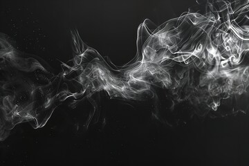 Wind gust smoke enraged magic solitary black. Generative Ai - obrazy, fototapety, plakaty