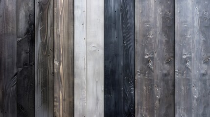 Greywashed Ash wood with distressed background, vintage and stylish ai image