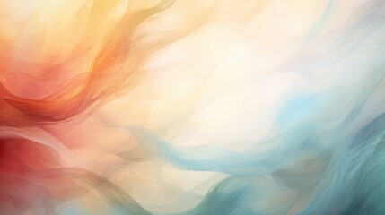 An artistic swirl of watercolor strokes, abstract background with muted tones, imaginative and unique backdrop for artistic content  - obrazy, fototapety, plakaty