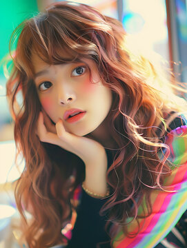 カーリーヘア」の写真素材 | 327件の無料イラスト画像 | Adobe Stock