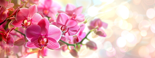 Pink Orchid in Spring