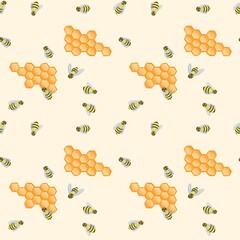 Bees and honeycombs