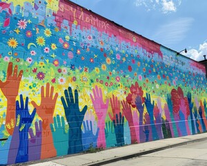 A mural of gratitude