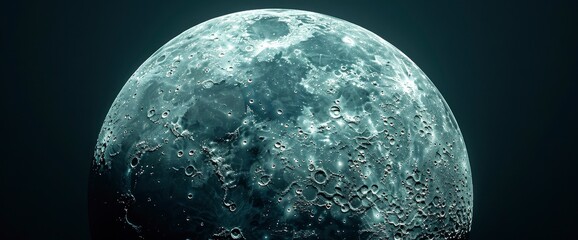 Appearance Half Moon Clear Night Sky, Background Banner HD