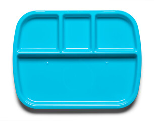Blue Food Tray