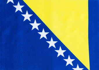 Bosnia and Herzegovina Flag Flat - 772703716