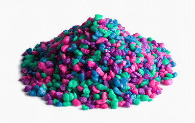 Colored Rocks Pile