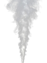 Abstract smoke steam isolated on a transparent background