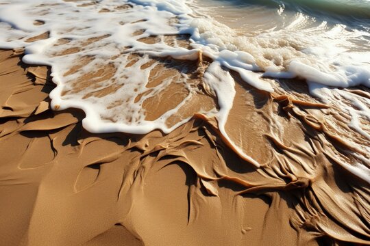A realistic sandy beach texture