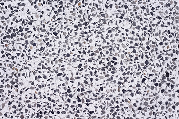 Terrazzo grey black white texture floor with seamless patterns or polished stone abstract background	