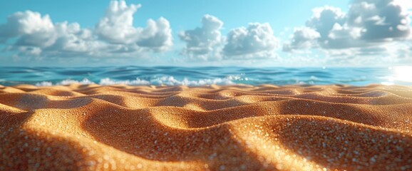 Copy Space Soft Sand Sea Blur, Background Banner HD - obrazy, fototapety, plakaty