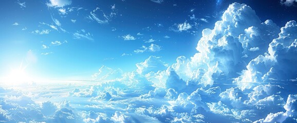 Forecast Word On Background Sky Clouds, Background Banner HD