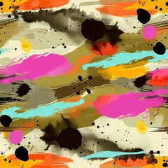 seamless pattern abstract watercolor background