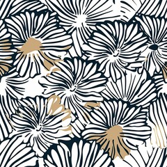 seamless pattern pattern with flowers